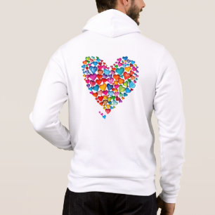 Valentijnshart Vorm Watercolor Design-57393 Hoodie