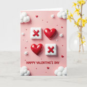 Valentijnsharten Boter-kaas-en-eieren Kaart (Gele Bloem)