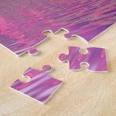 Valentijnsharten boven water legpuzzel (Zijkant)
