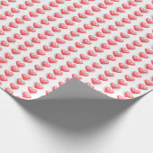 Valentijnsharten cadeaupapier (Hoek)