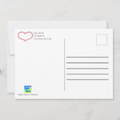 Valentijnsharten en Stippen Vlakke kaart (Achterkant)