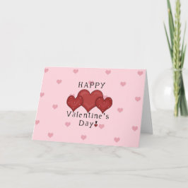 Valentijnsharten Feestdagen Kaart