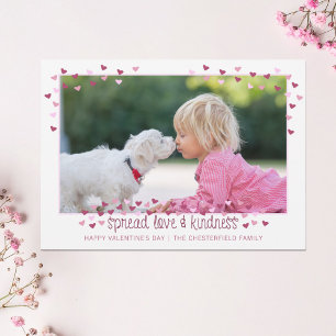 Valentijnsharten Foto Roze Harten Feestdagenkaart