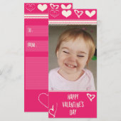 Valentijnsharten Getekende Foto/Tekst (Voorkant / Achterkant)