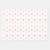 Valentijnsharten Inpakpapier Vel (Voorkant 3)