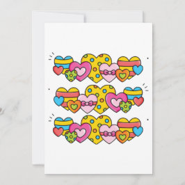 Valentijnsharten Kaart