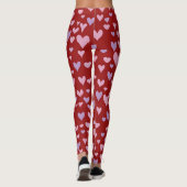 Valentijnsharten  leggings (Achterkant)