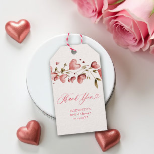 Valentijnsharten Liefde Tuin Wijnstok Bruidsdouche Cadeaulabel
