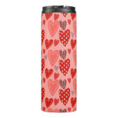 Valentijnsharten met een Gril Thermosbeker (Achterkant)