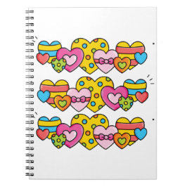 Valentijnsharten Notitieboek
