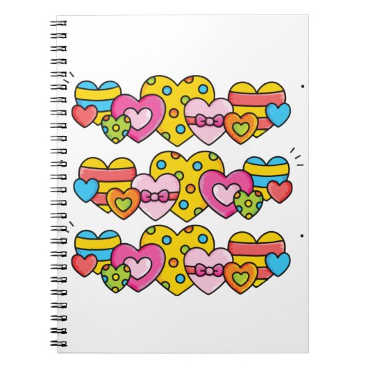 Valentijnsharten Notitieboek (Voorkant)
