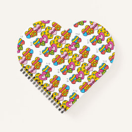 Valentijnsharten Notitieboek