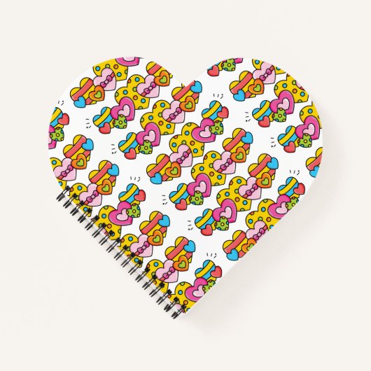 Valentijnsharten Notitieboek (Voorkant)