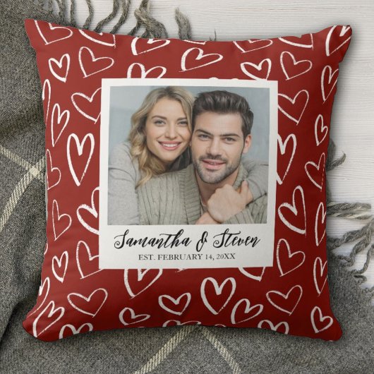 Valentijnshartfoto voor koppels kussen
