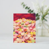 Valentijnshartjes Feestdagenkaart (Staand voorkant)