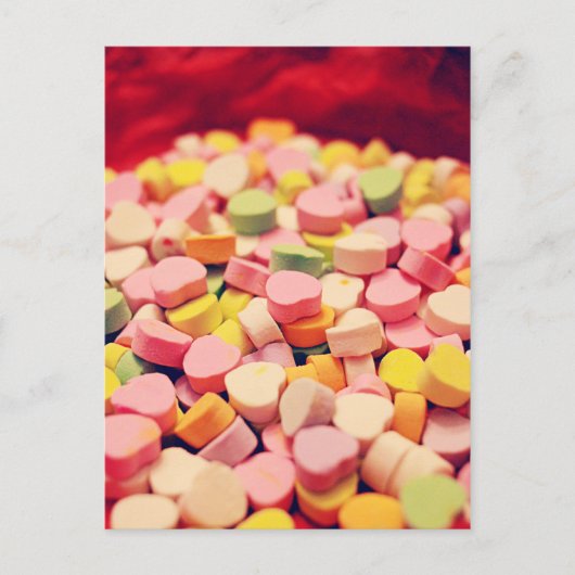 Valentijnshartjes Feestdagenkaart (Voorkant)