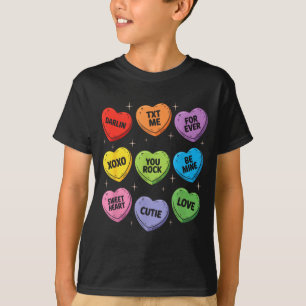 Valentijnshartjes Snoep Mijn Ontwerp T-shirt