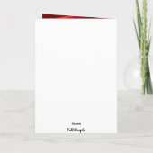 Valentijnshartkaart Kaart (Achterkant)