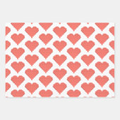 Valentijnshartvorm Inpakpapier Vel (Voorkant)