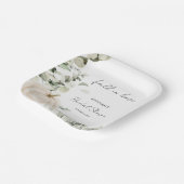 Valentijnshuis Bruidsfeest Pumpkins Papieren Bordje (Gebogen)