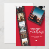 Valentijnskaart 6 Foto Collage Koppel Feestdagenkaart (Voorkant / Achterkant)