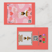 Valentijnskaart #7 notitiekaartje (Voorkant / Achterkant)