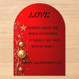 Valentijnskaart Acryl Uitnodigingen