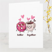 Valentijnskaart 'Better Together' Kaart (Gele Bloem)