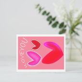Valentijnskaart Briefkaart (Staand voorkant)