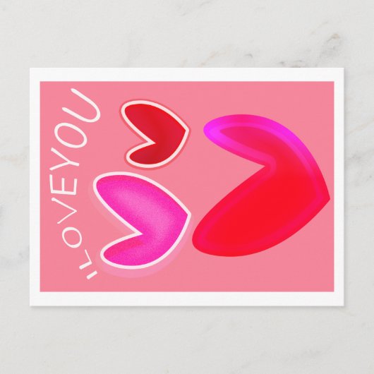 Valentijnskaart Briefkaart (Voorkant)