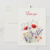 Valentijnskaart Briefkaart (Voorkant / Achterkant)