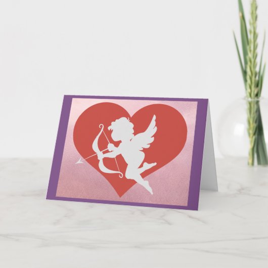 Valentijnskaart Cupido Kaart (Voorkant)