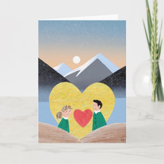 Valentijnskaart Feestdagen Kaart (Voorkant)