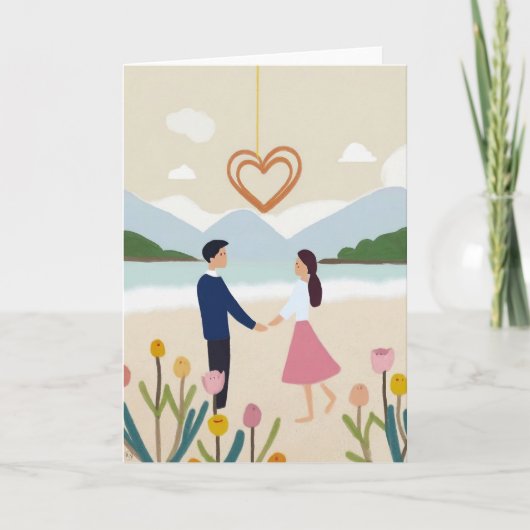 Valentijnskaart Feestdagen Kaart (Voorkant)