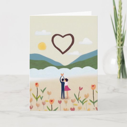 Valentijnskaart Feestdagen Kaart (Voorkant)