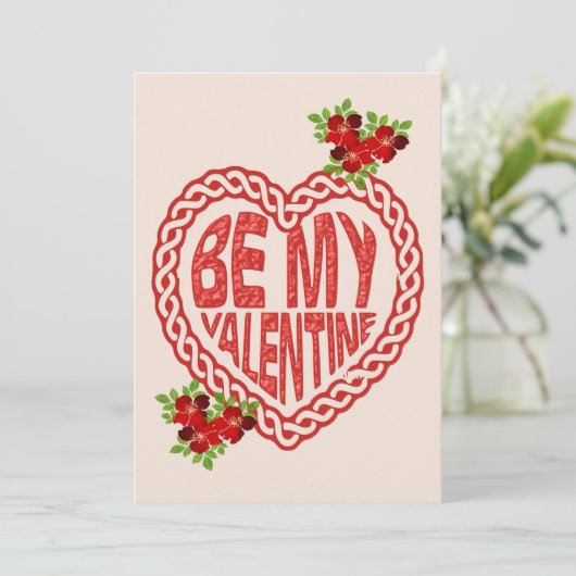 Valentijnskaart Feestdagenkaart (Staand voorkant)