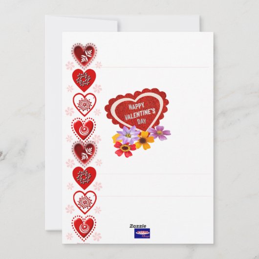 Valentijnskaart Feestdagenkaart (Achterkant)