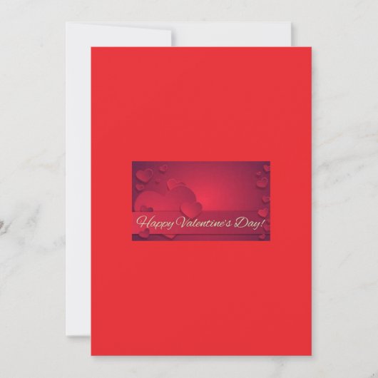 Valentijnskaart Feestdagenkaart (Voorkant)