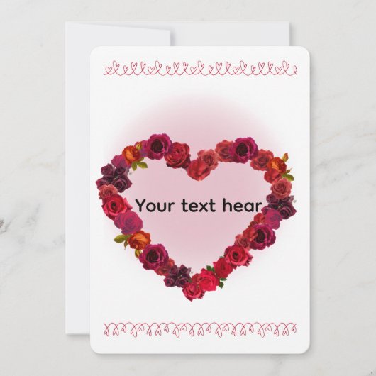 Valentijnskaart Feestdagenkaart (Voorkant)