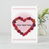 Valentijnskaart Feestdagenkaart (Staand voorkant)