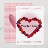 Valentijnskaart Feestdagenkaart (Voorkant / Achterkant)