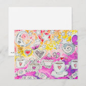 Valentijnskaart Feestdagenkaart (Voorkant / Achterkant)