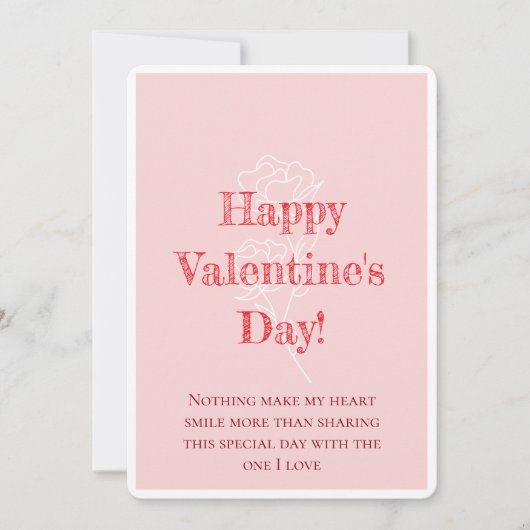 Valentijnskaart Feestdagenkaart (Voorkant)