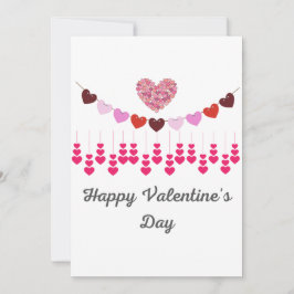 Valentijnskaart Harten Feestdagenkaart