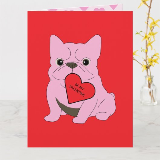 Valentijnskaart, Hond Kaart (Gele Bloem)