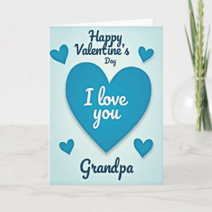 Valentijnskaart Ik Hou Van Je Opa Hart Kaart