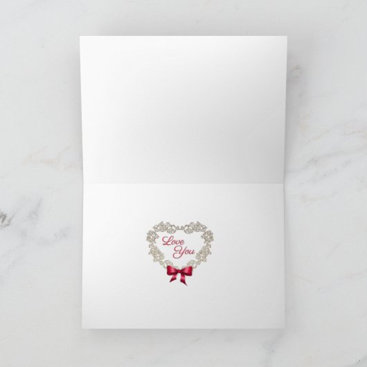 Valentijnskaart Kaart (Binnen)