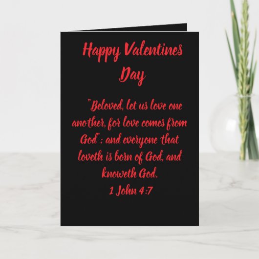 Valentijnskaart Kaart (Voorkant)