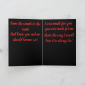 Valentijnskaart Kaart (Binnen)