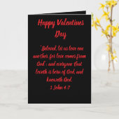 Valentijnskaart Kaart (Gele Bloem)